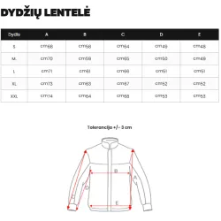 Men's black winter jacket Dorian 