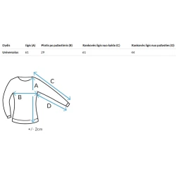 Moteriškas tamsiai pilkas megztinis Bufal