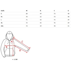 Vyriškas mėlynas džemperis su gobtuvu Denim
