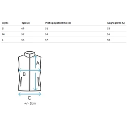 Moteriška tamsiai ruda liemenė su kailiuku Wool