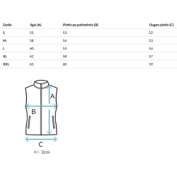 Moteriška šviesiai pilka liemenė su gobtuvu Teros