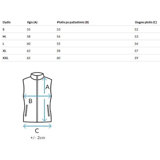 Moteriška juoda liemenė su gobtuvu Teros Moteriškos liemenės