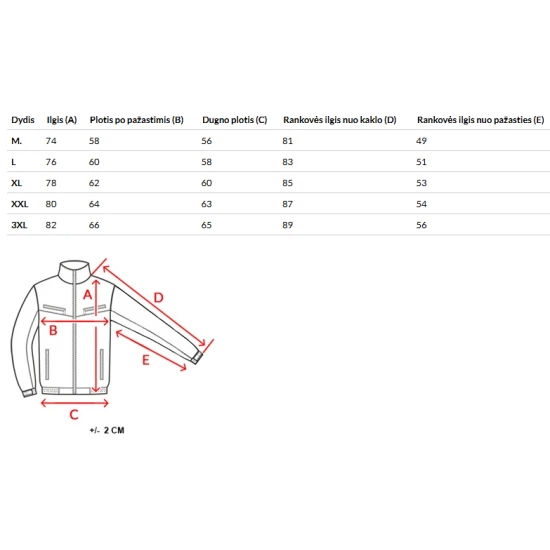 Vyriška rusva žieminė striukė Banket Žieminės striukės