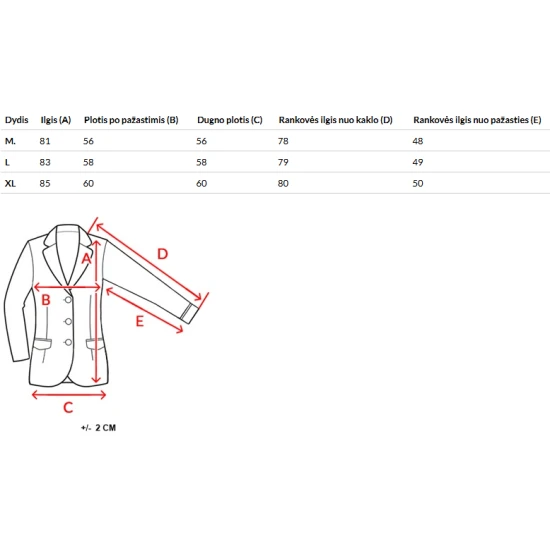 Vyriškas juodas žieminis paltas Coast Striukės