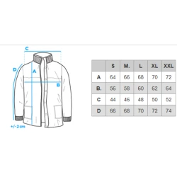 Vyriška tamsiai mėlyna striukė Ozan
