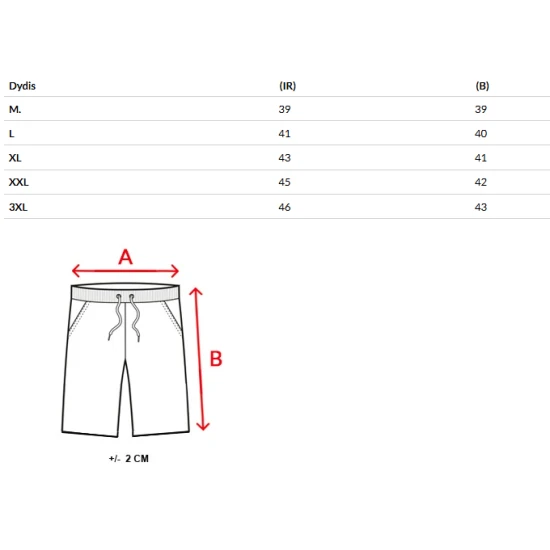 Vyriški juodi šortai Urba