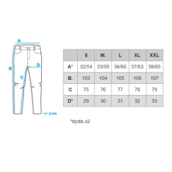 Vyriškos mėlynos spalvos kelnės Cosmi