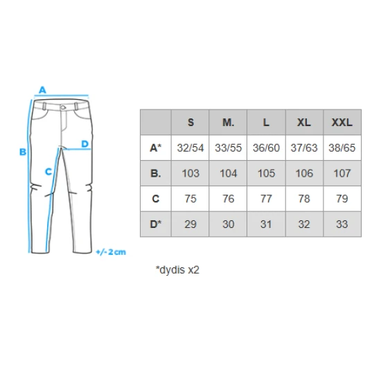 Vyriškos pilkos spalvos kelnės Cosmi Džinsai ir Jogeriai