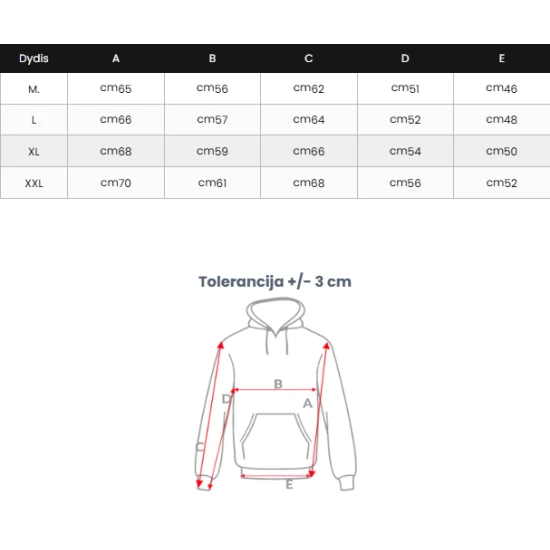 Vyriškas tamsiai pilkas džemperis Military star Džemperiai be gobtuvo