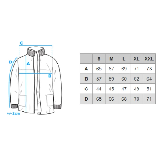 Vyriška tamsiai mėlyna striukė Kenit Vyriškos Striukės ir Paltai