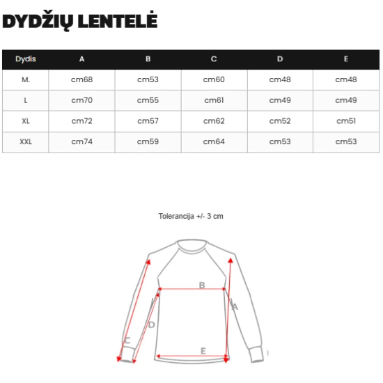 Vyriškas juodas džemperis be gobtuvu Risk Džemperiai su užrašais
