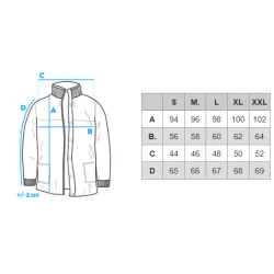 Vyriškas juodas paltas Alpi