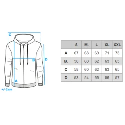 Vyriškas baltas džemperis Ombre