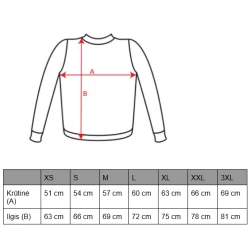 Vyriškas tamsiai žalias džemperis be gobtuvo baltas Vytis