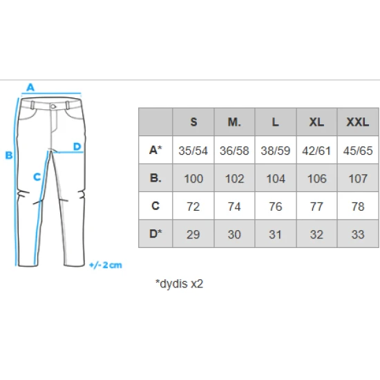 Vyriškos chaki spalvos kelnės Orson Laisvalaikio kelnės