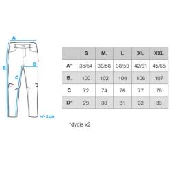 Vyriškos rusvos spalvos laisvalaikio kelnės Performance