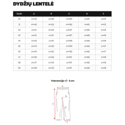 Vyriškos juodos chino kelnės Reno