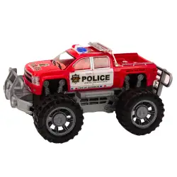 Raudonas policijos visureigis