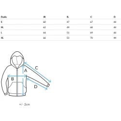 Moteriškas juodas džemperis su gobtuvu Alan