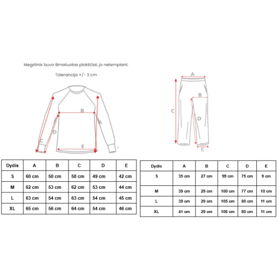 Moteriškas tamsiai pilkas komplektas Lietuva Moteriški komplektai
