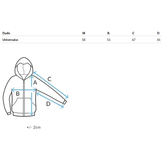 Moteriškas baltas džemperis Fancy Džemperiai be gobtuvo