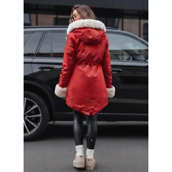 Raudona moteriška striukė Moly