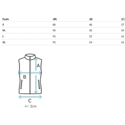 Moteriška rusva liemenė su gobtuvu Warm