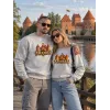 Vyriškas šviesiai pilkos spalvos džemperis Trakai
