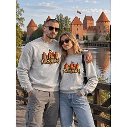 Meeste helehalli värvi džemper Trakai