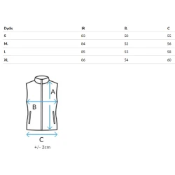 Moteriška tamsiai mėlyna dygsniuota liemenė Foxy