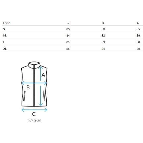 Moteriška tamsiai mėlyna dygsniuota liemenė Foxy Moteriškos liemenės