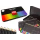 Set of 120 Art Crayons Metal Container Lavinamieji