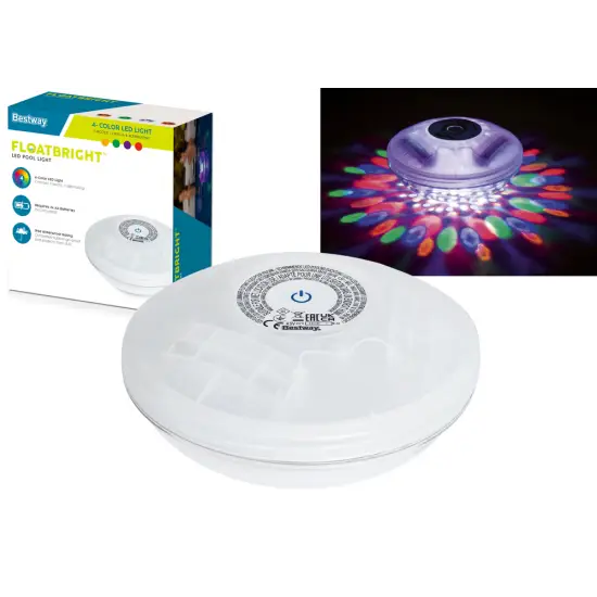 Baterijomis maitinama LED baseino lempa Bestway 58419