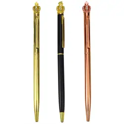Metalinis rašiklis su mėlynu rašalu, Karūna 1,0 mm