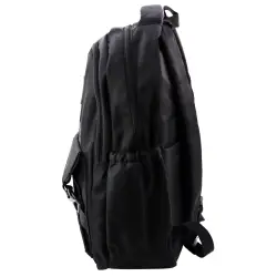 Juoda kuprinė su 6 kišenėmis 23 l, 46 cm