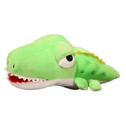 Pliušinis žalias krokodilas 30 cm