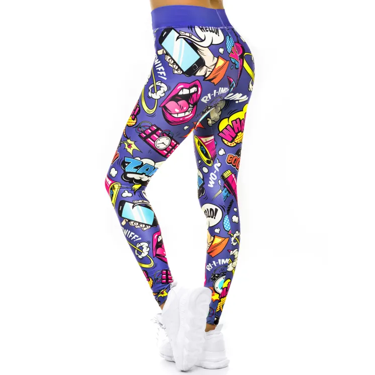 Colourful women's leggings Mody O/20757