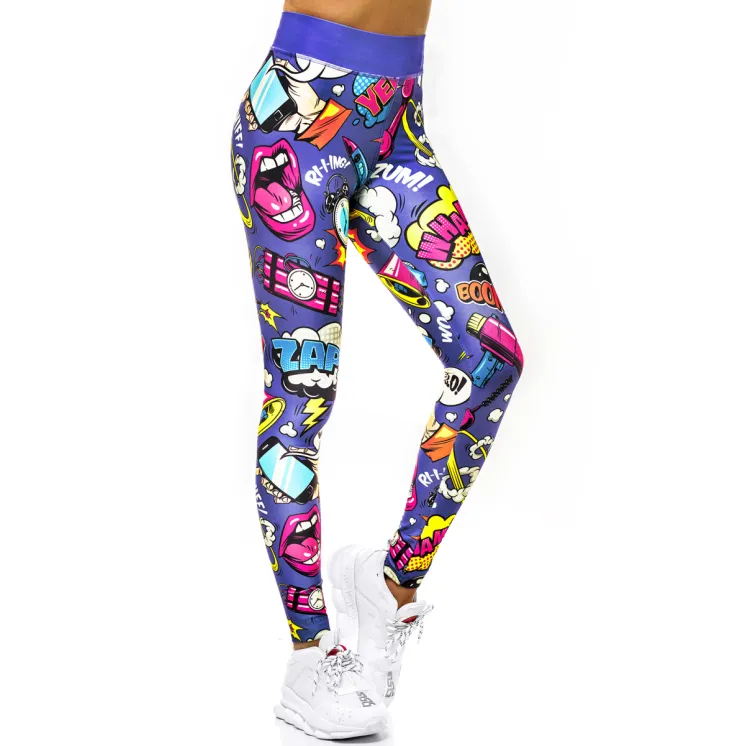 Colourful women's leggings Mody O/20757