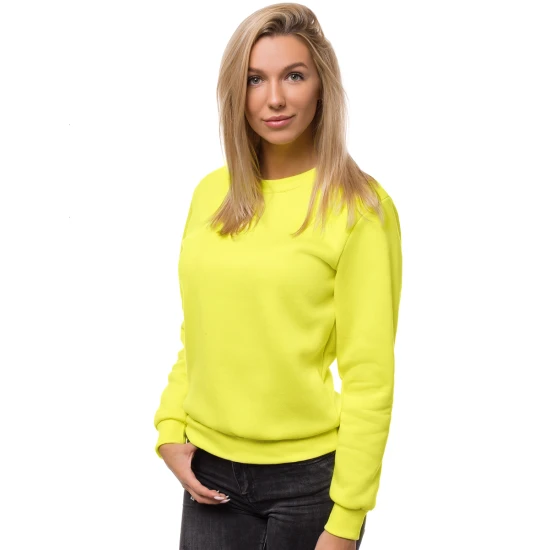 Moteriškas geltonas neoninis džemperis Kober JS/W01