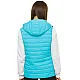 Light blue hooded vest Dzil JS/M23039/240