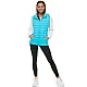 Light blue hooded vest Dzil JS/M23039/240