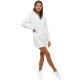Akcija: Moteriška balta suknelė su gobtuvu Megan JS/YS10003/1