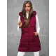 Moteriška bordo spalvos dygsniuota liemenė Dona JS/16M9096/06Z