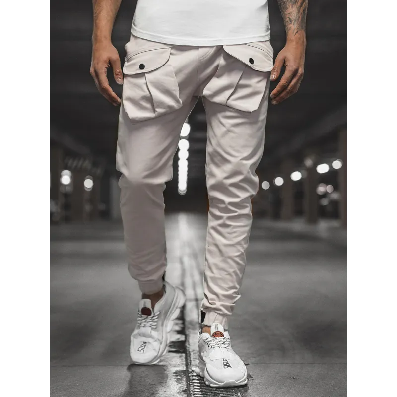 Sale: Mens white joggers Simir G/11144