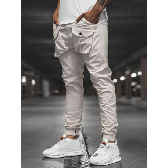 Akcija: Vyriški balti jogeriai Simir G/11144