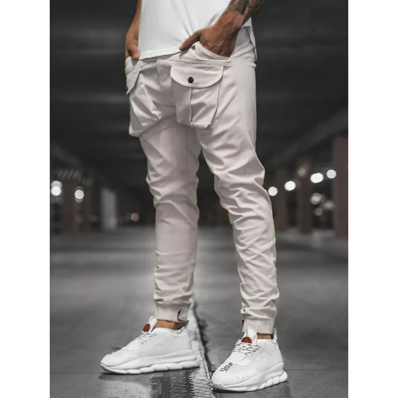 Sale: Mens white joggers Simir G/11144