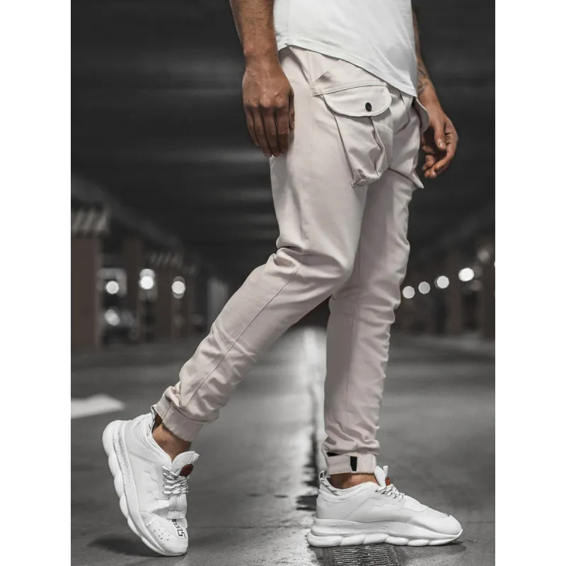 Sale: Mens white joggers Simir G/11144