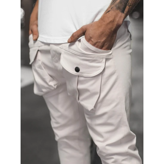 Akcija: Vyriški balti jogeriai Simir G/11144