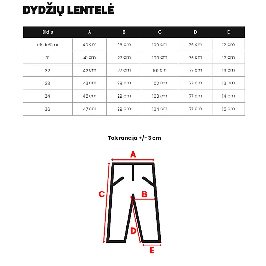 Juodos vyriškos kelnės Chino DJ/550174