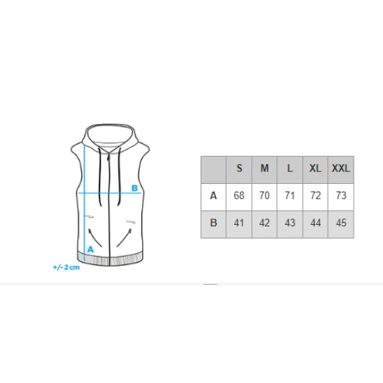 Rusva liemenė su gobtuvu Kener V6 V53
